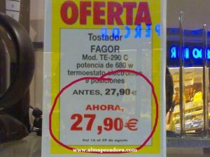 Pedazo descuento