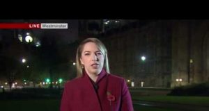 Sonido porno en informativo de la BBC