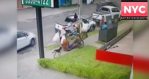 Se salva de milagro de ser atropellado