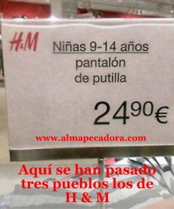 Pantalón de putilla