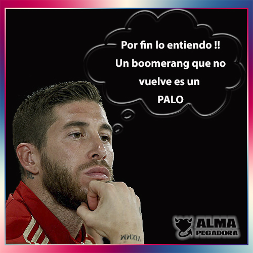 Memes de Sergio Ramos - UN PALO ES UN PALO