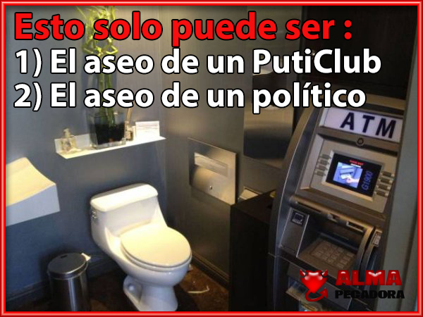Los baños de un puti club o de un político
