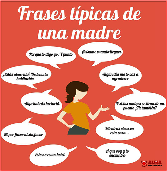 frases típicas de madre , seguro que las conoces todas