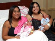 Dos hermanas dan a luz el mismo día en Georgia Dos hermanas dan a luz el mismo día en Georgia