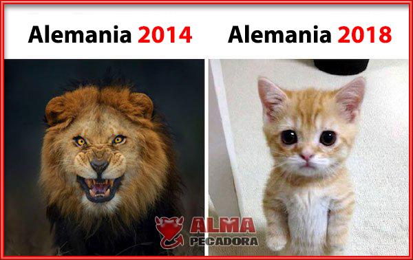 Crítica humorística a la pasada campeona del mundo de fútbol Alemania