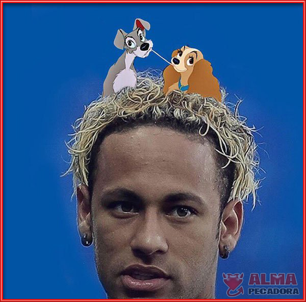 Entre los memes más divertidos del Mundial de Rusia destacamos a la Dama y el Vagabundo comiendo sobre la cabeza de Neymar Entre los memes más divertidos del Mundial de Rusia destacamos a la Dama y el Vagabundo comiendo sobre la cabeza de Neymar