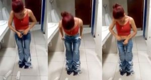 Pillada la ladrona de pantalones que se puso hasta 9 Pillada la ladrona de pantalones que se puso hasta 9 pares
