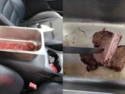 Un hombre cocina cerdo asado en su coche por la ola de calor australiana Un hombre cocina cerdo asado en su coche por la ola de calor australiana