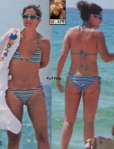 Nuria Roca en bikini en la playa luciendo cuerpazo, qué culito más rico tiene