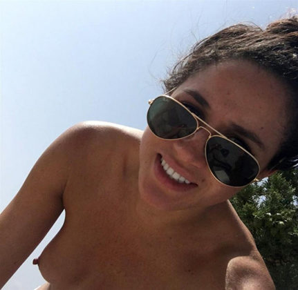 Sin censura Meghan Markle en topless