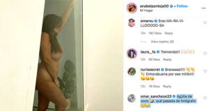 Fotos y Videos con topless de Anabel Pantoja desnuda enseñando tetas y pezones Desnudo integral de Anabel Pantoja en Instagram, totalmente desnuda de los pies hasta la cabeza