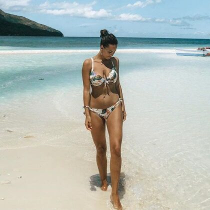 Posado playero de Marina Valdes en Instagram