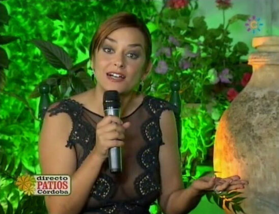 Toñi Moreno casi en topless