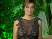Al descubierto las tetas de Toñi Moreno con transparencias Toñi Moreno con transparencias de tetas y pezones